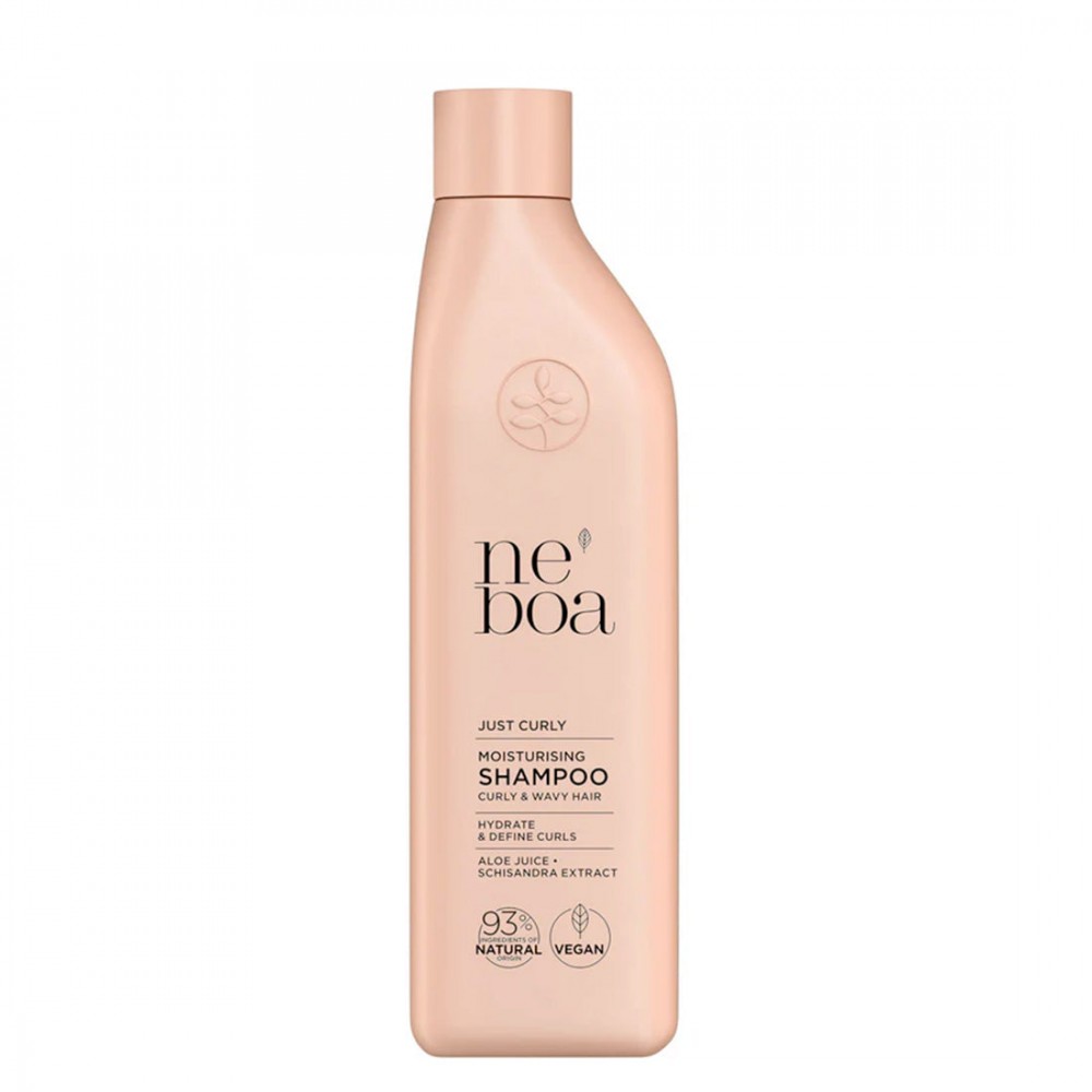 Neboa Just Curly Moisturizing Shampoo Anti-Crespo Per Capelli Ricci E Mossi 300 Ml 