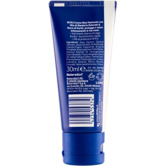 Nivea Crema Mani Nutriente All'Olio Di Mandorla e Burro di Karitè 30 Ml