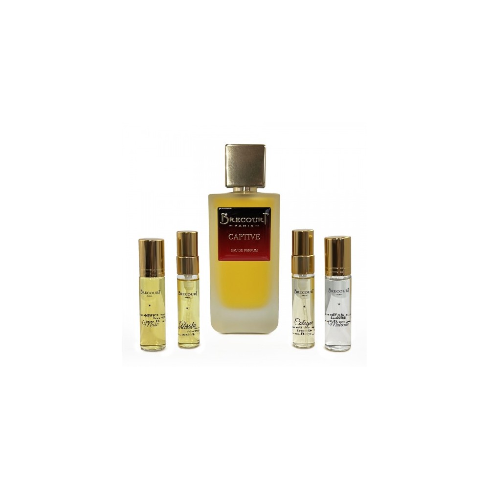 Brecourt Paris Captive - Eau De Parfum Donna 100 Ml Vapo + Filtri Emozionali 4 X 7 Ml 