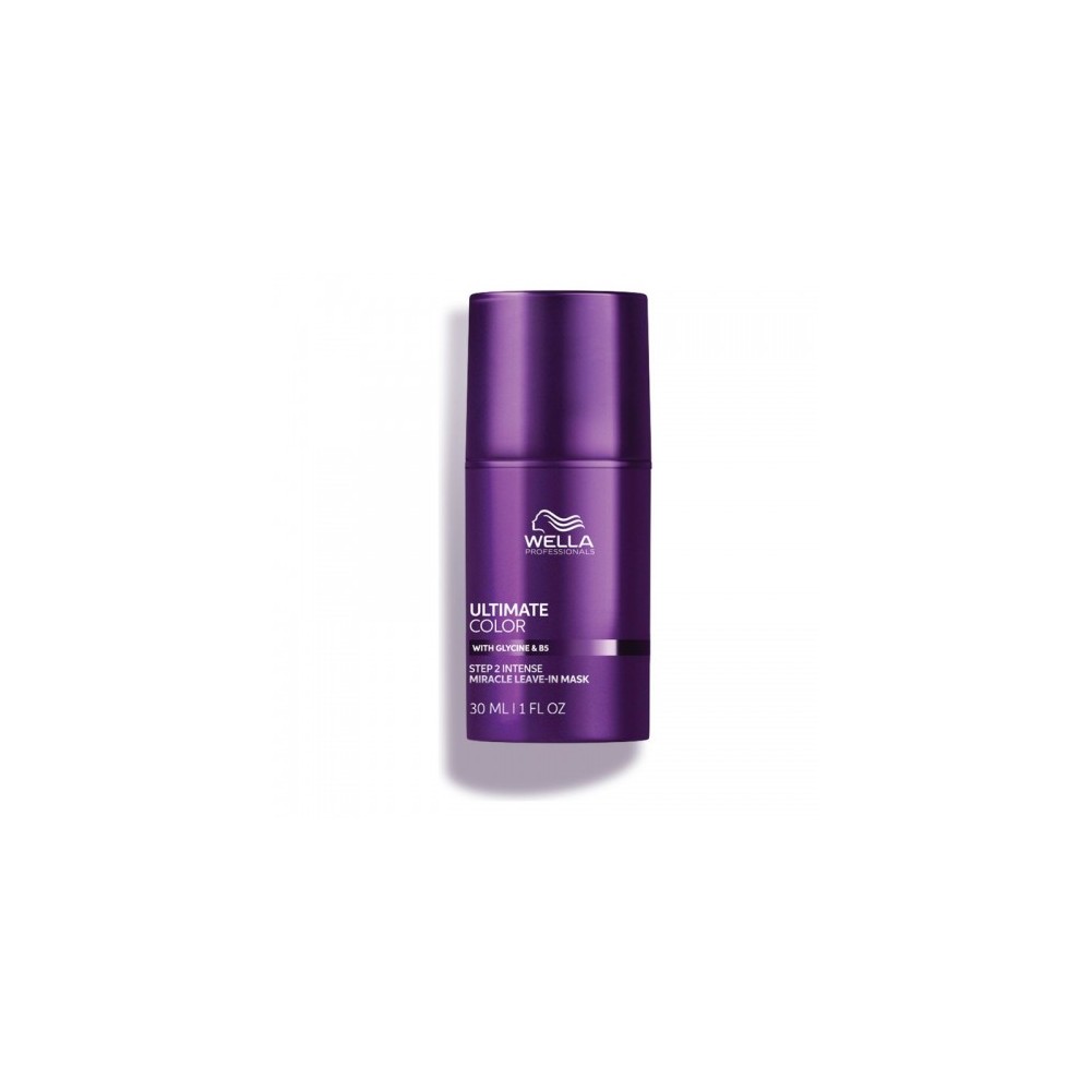 Wella Ultimate Color Step 2 Intense Miracle Leave-In Mask - Trattamento Capelli Colorati Idratante Protettivo Uv E Anti-Rottura  