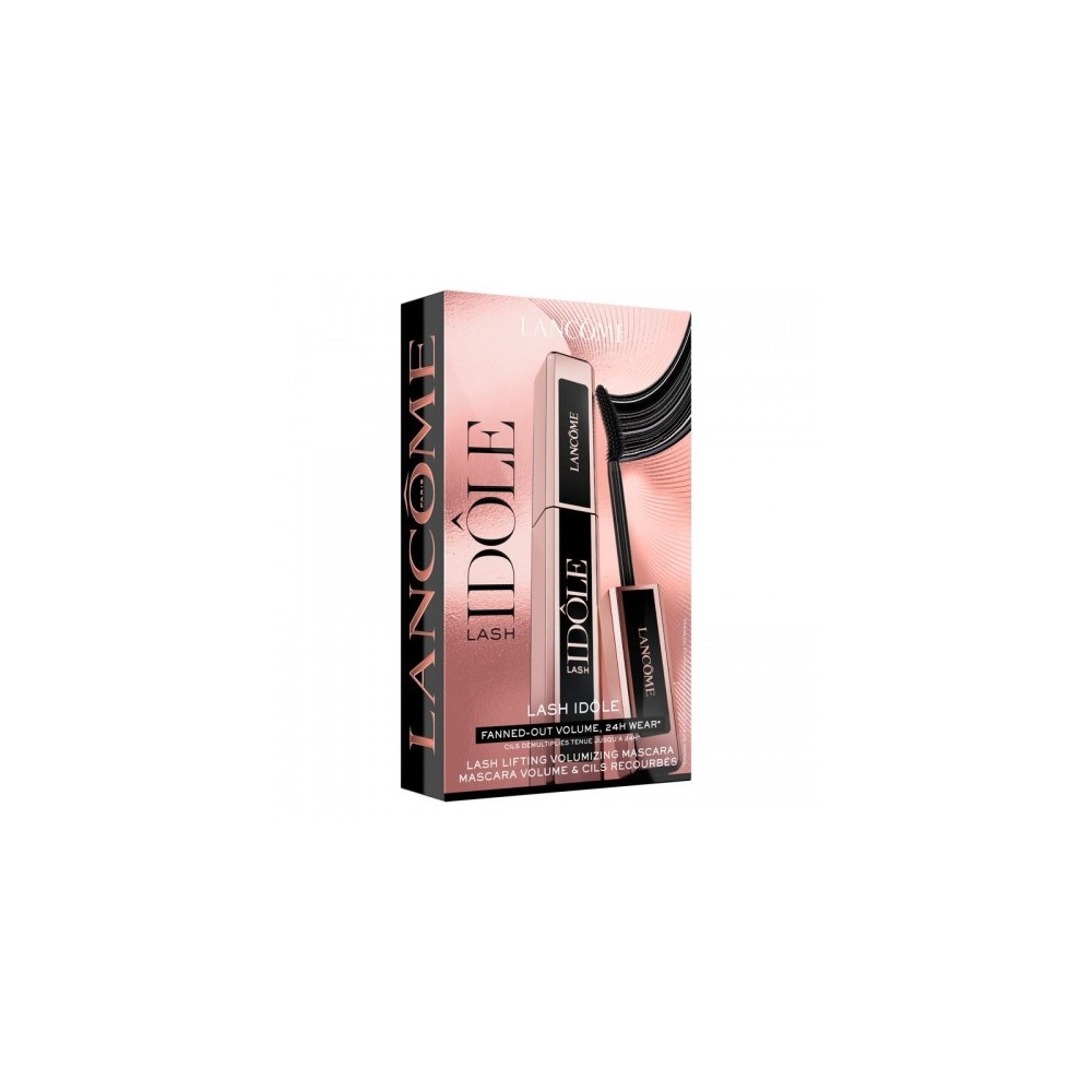Lancome Lash Idole - Mascara N. 01 Glossy Black + Crayon Khol N. 01 Noir + Struccante Occhi Bi-Facil 