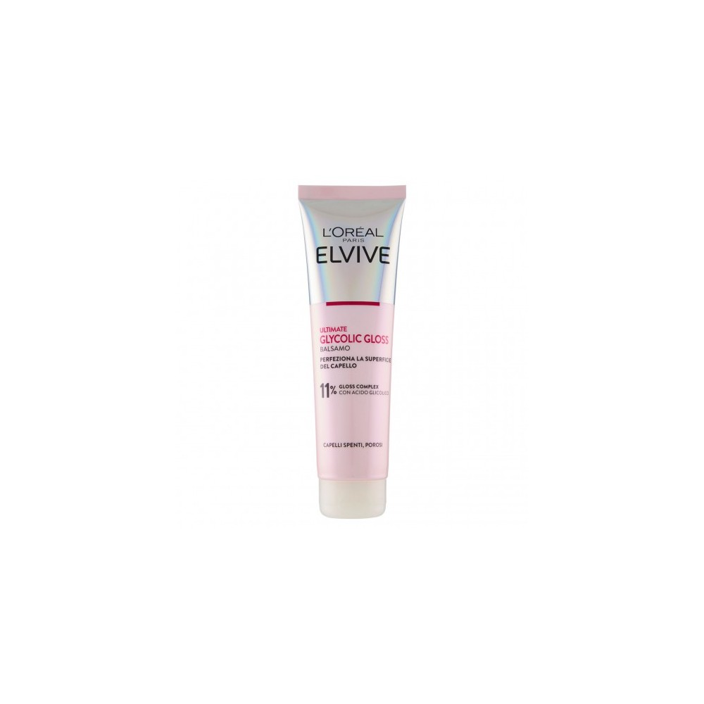 L'Oreal Paris Elvive Ultimate Glycolic Gloss Balsamo per capelli spenti e porosi 150 ml 