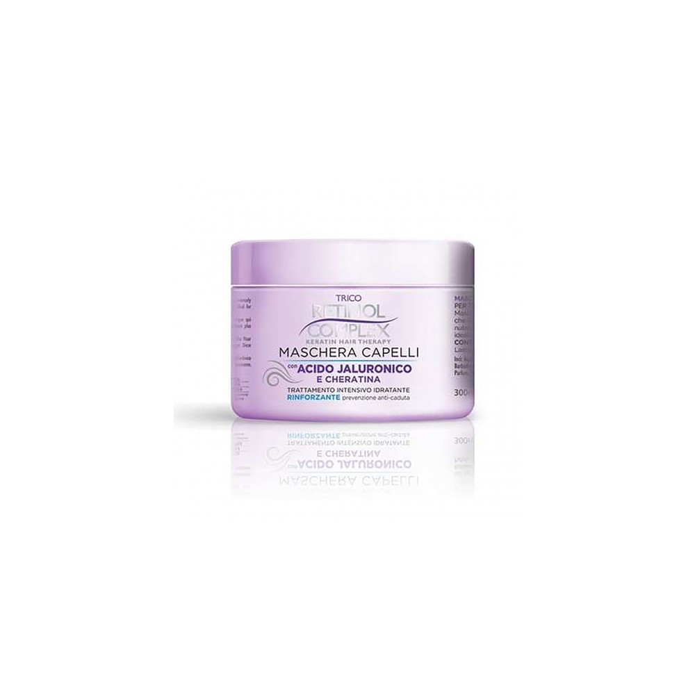 Retinol Complex Maschera Capelli Con Acido Jaluronico e Cheratina 300 ml 
