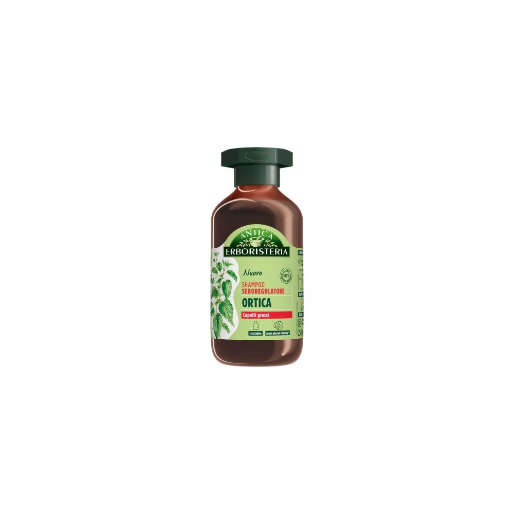 Antica Erboristeria Ortica - Shampoo Seboregolatore per Capelli Grassi 250 ml 