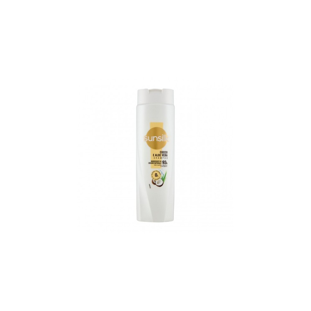 Sunsilk Cocco E Aloe Vera - Shampoo per capelli secchi e sfibrati 250 ml 