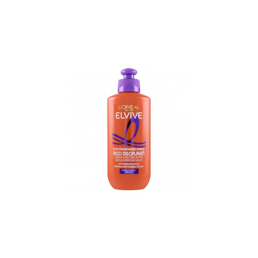 L'Oreal Paris Elvive - Olio Straordinario D'amla Ricci Disciplinati - Crema districante senza risciacquo 200 ml 