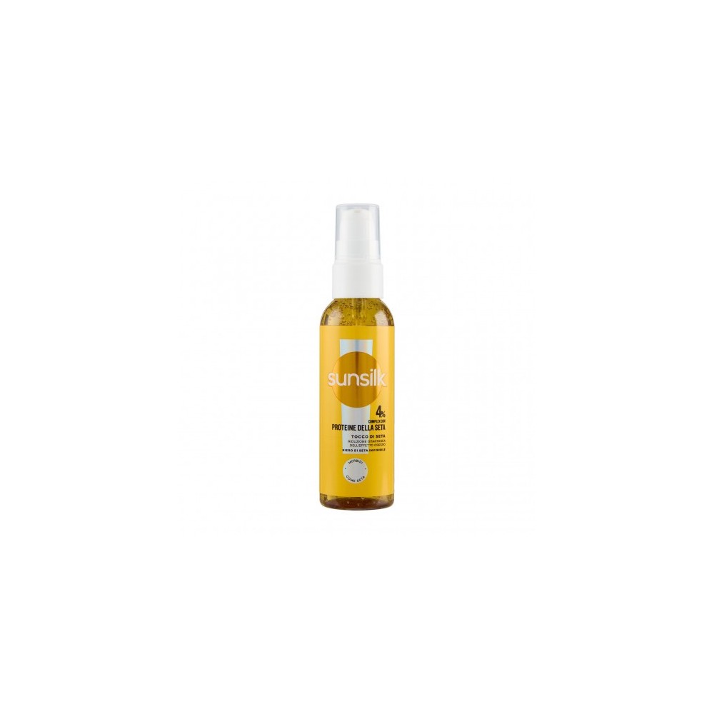 Sunsilk Tocco Di Seta - Siero di sete invisibile con protezione della seta per capelli morbidi e anti-crespo 75 ml 