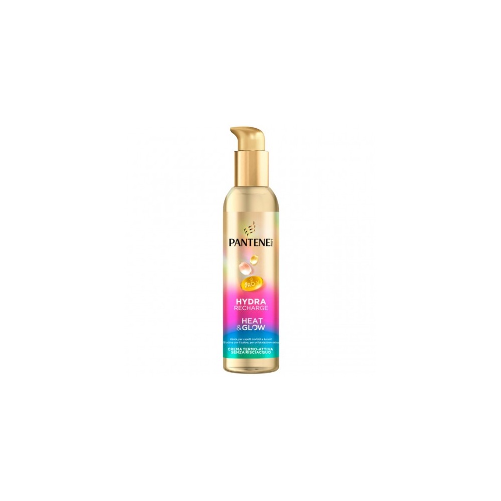 Pantene Hidra Recharge Heat & Glow - Crema Termo-Attiva Senza Risciacquo 135 ml 