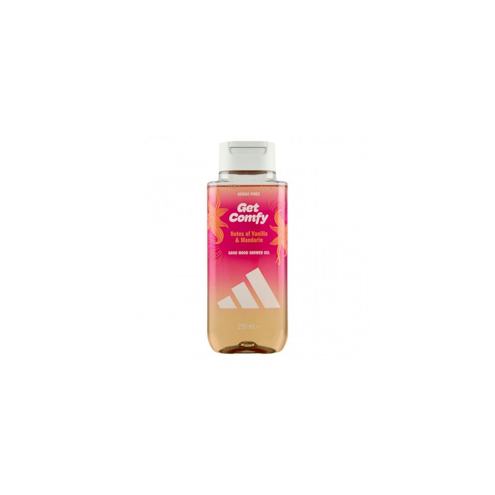 Adidas Vibes Get Comfy Notes of Vanilla & Mandarin - Docciaschiuma rilassante 250 ml 