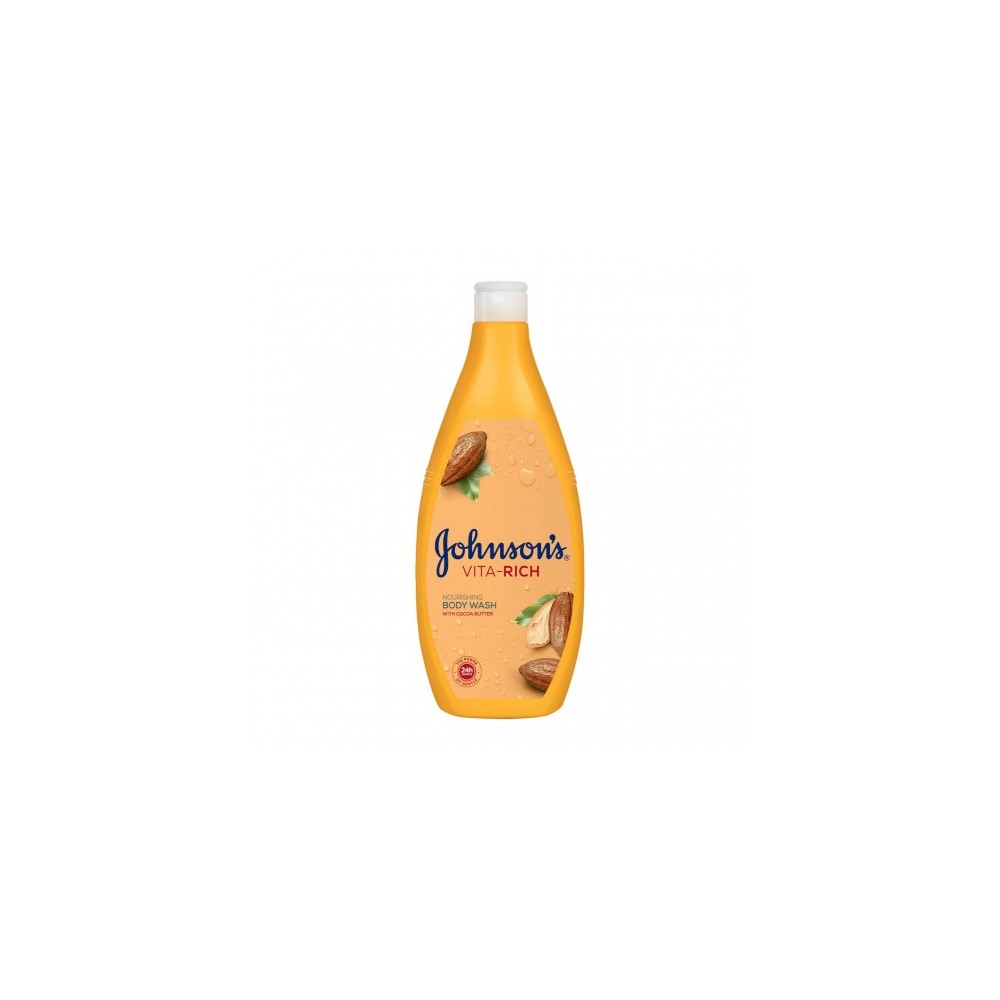 Johnson & Johnson Vita-Rich Nourishing Body Wash - Gel Doccia con Burro di Cacao 750 ml 
