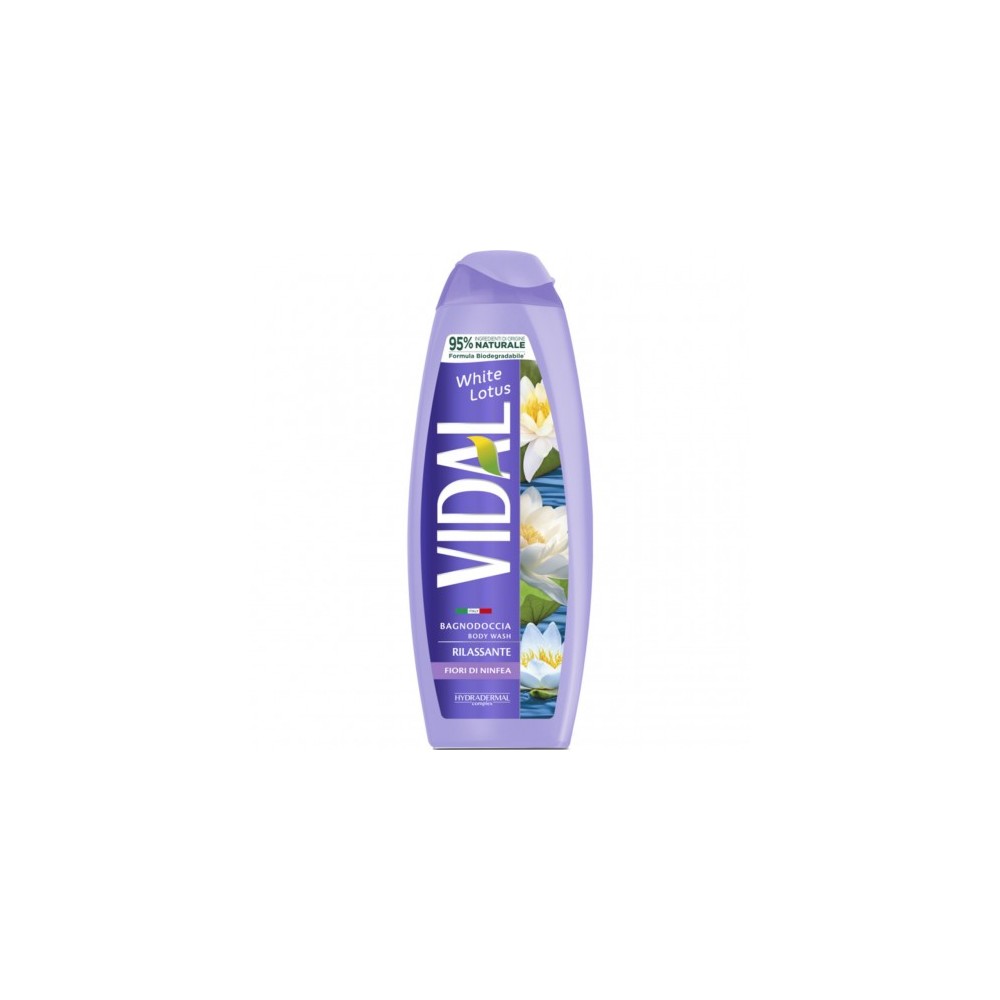 Vidal White Lotus - Bagnodoccia Rilassante ai Fiori di Ninfea 500 ml 