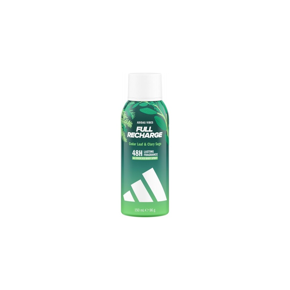 Adidas Vibes Full Recharge - Deodorante Spray Corpo 150 ml 