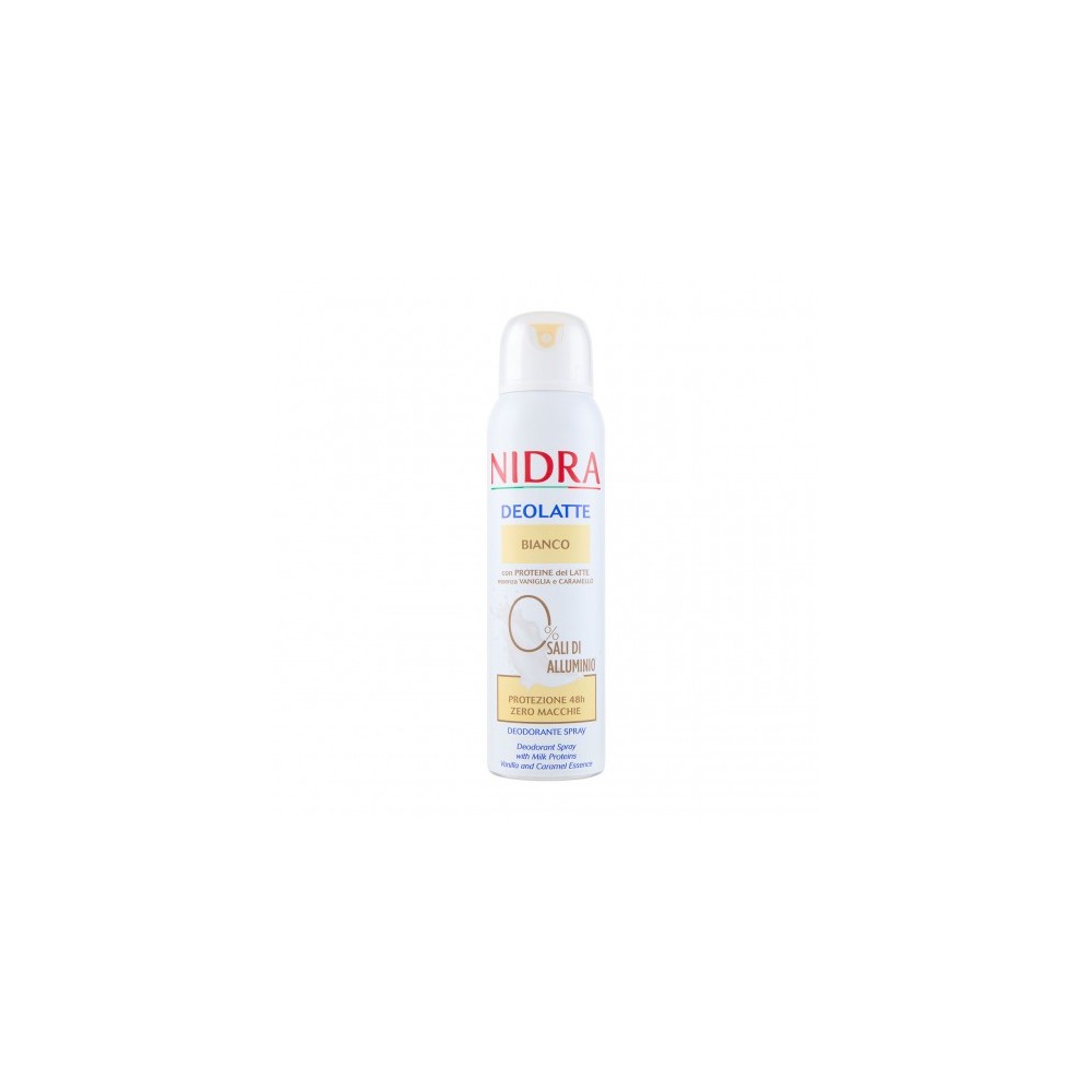 Nidra Deolatte Bianco - Deodorante Spray 150 ml 