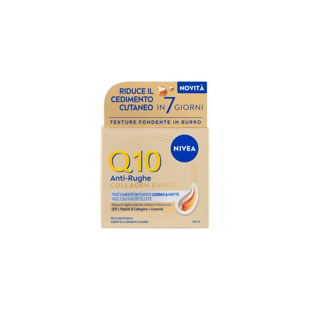 Nivea Q10 Anti-rughe Collagen Expert - Trattamento intensivo Giorno e Notte 50 ml 