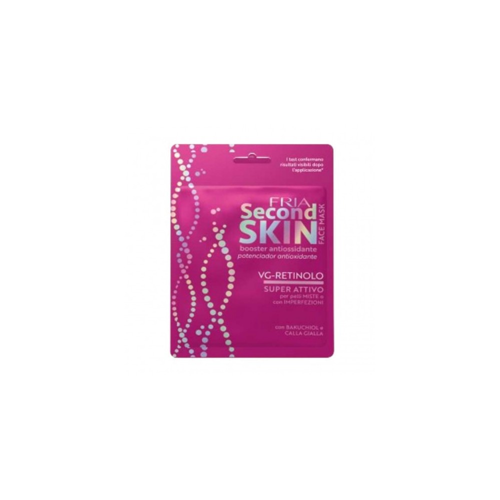 Fria Second Skin Vg-Retinolo Super Attivo - Maschera Viso Antiossidante 
