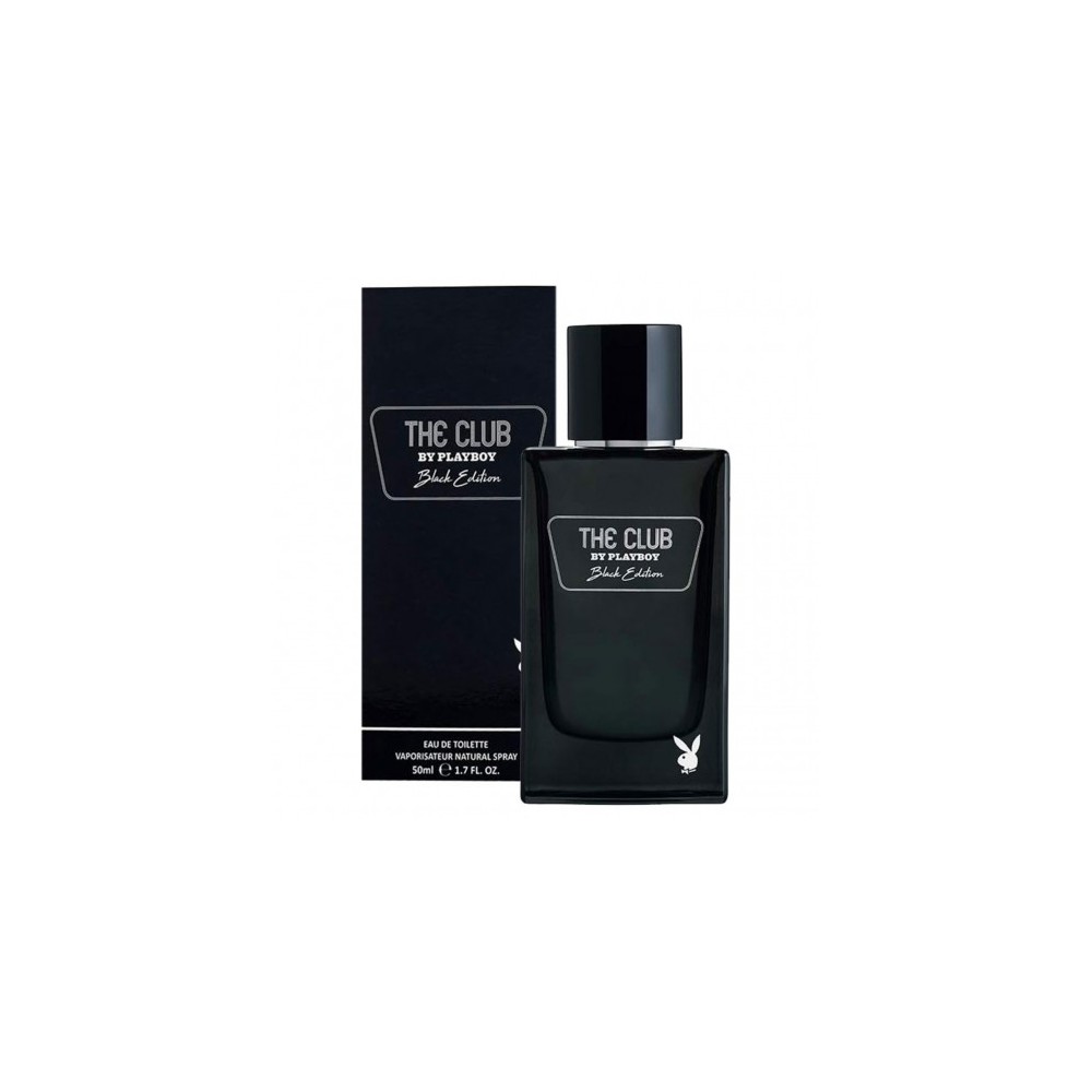 Playboy The Club Black Edition - Eau de Toilette Uomo 50 ml Vapo 