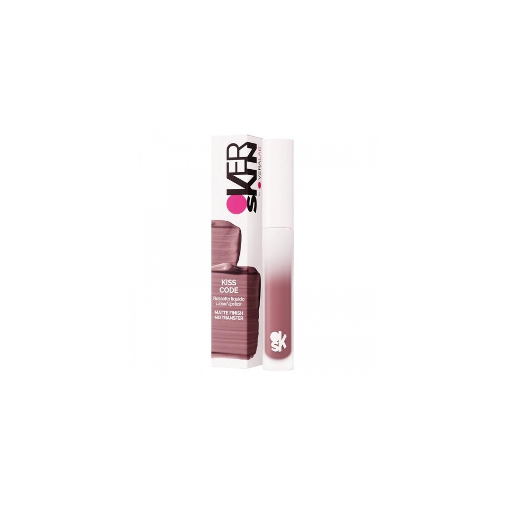 Veralab Overskin Kiss Code - Rossetto Liquido Matte N. 01 Old RosÃ 