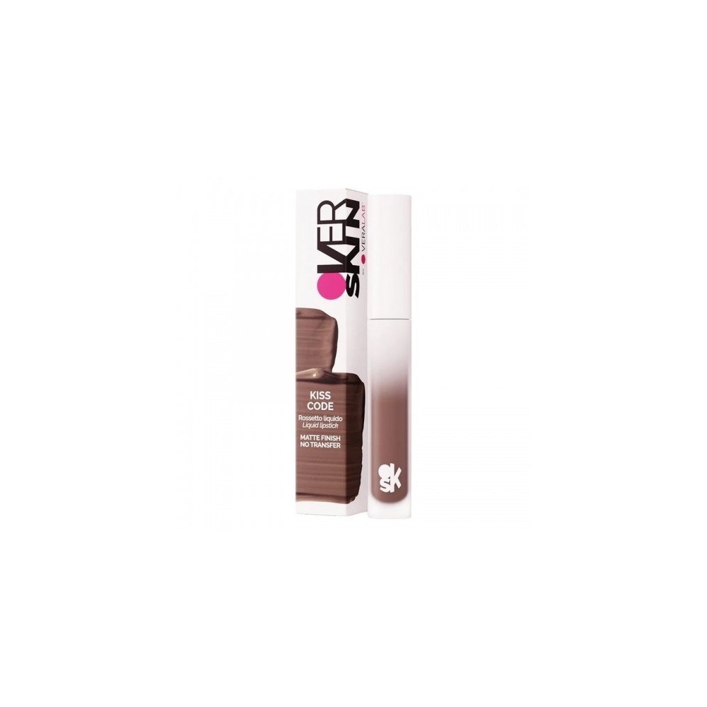 Veralab Overskin Kiss Code - Rossetto Liquido Matte N. 02 Spiced Brown 
