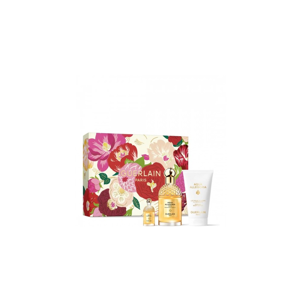 Guerlain Aqua Allegoria Mandarine Basilic Forte - Edp 75 Ml + Edp 7,5 Ml + Latte corpo 75 Ml 