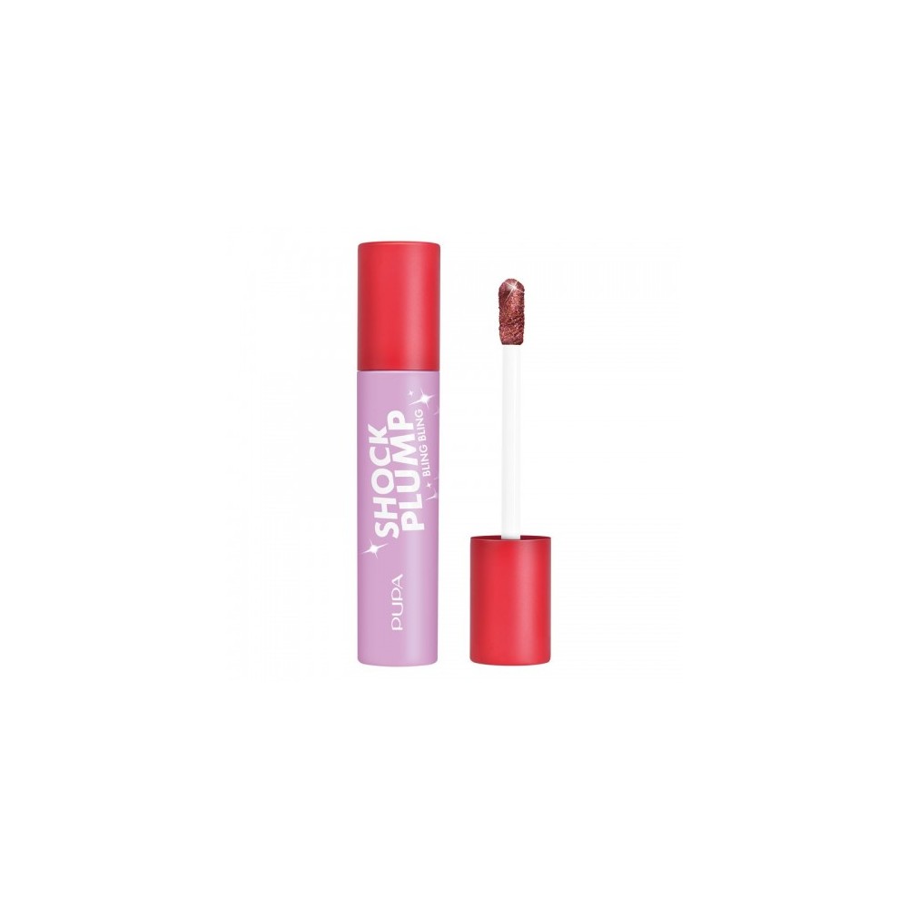 Pupa Shock Plump Bling Bling - Gloss Labbra N. 014 24-Carat Choco 