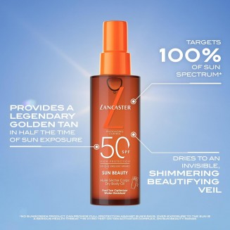 Lancaster Sun Beauty Fast Tan Optimizer Dry Body Oil SPF50 150ML