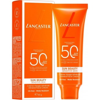 Lancaster Sun Beauty Sensitive Skin Mineral Face Cream SPF50 50 ml