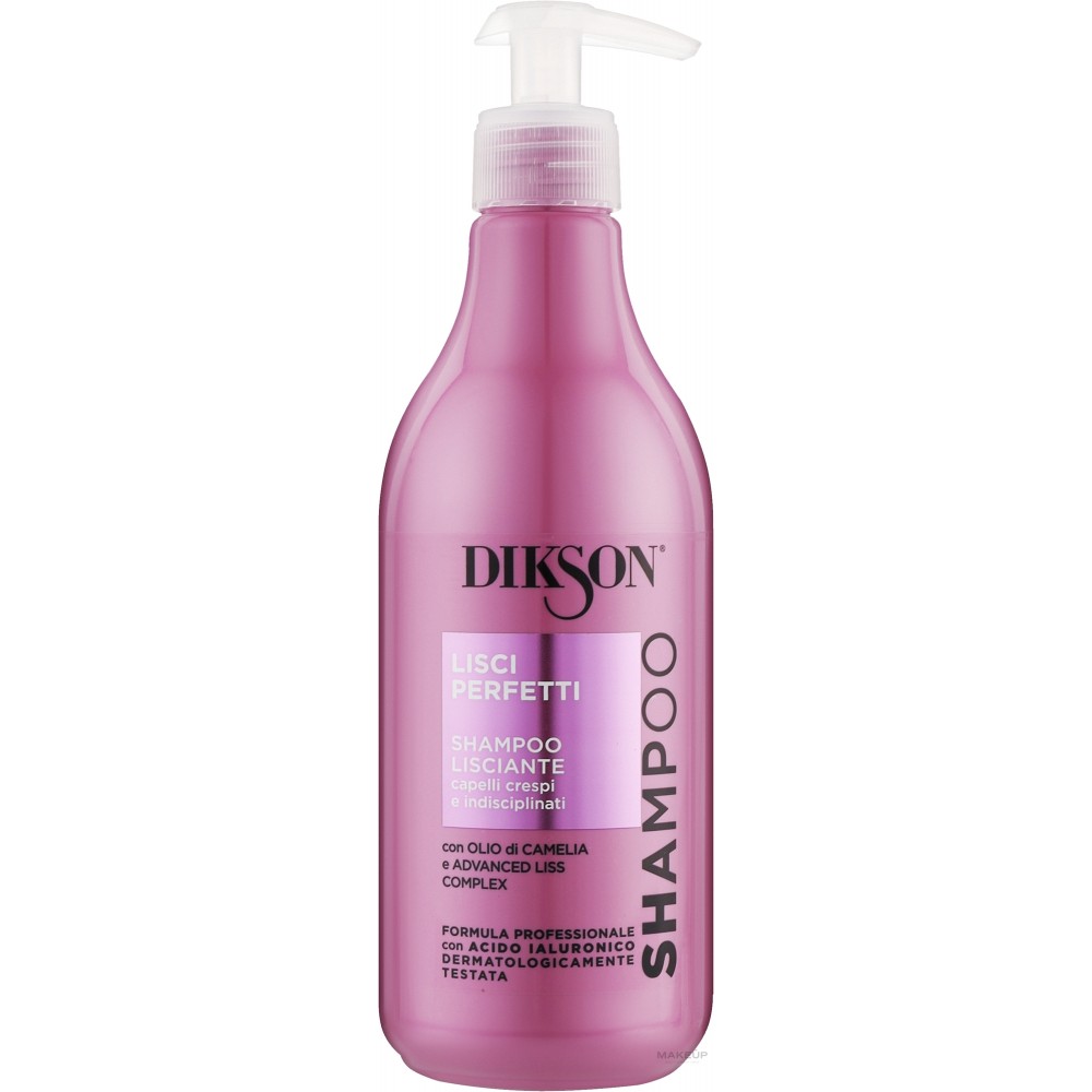 Dikson Lisci Perfetti Shampoo Per Capelli Indisciplinati E Crespi 500 Ml 
