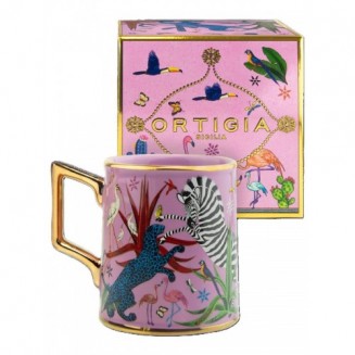 Ortigia Tazza Jungle Rosa -...