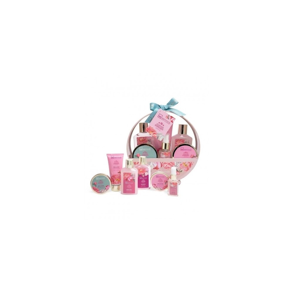 Idc Institute Scented Garden Peony Bath Set - Rituale Di Lusso Per Il Corpo 