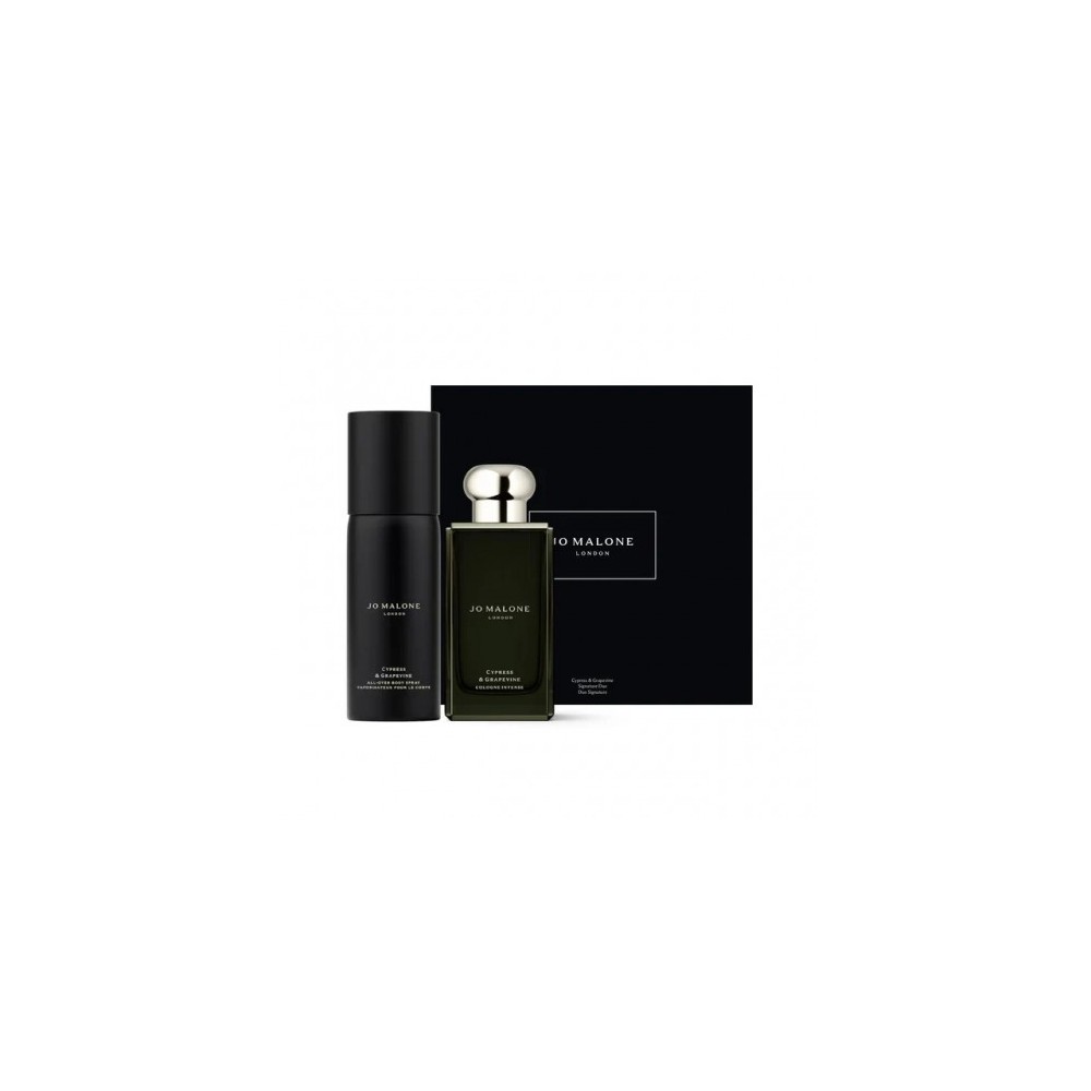 Jo Malone London Cofanetto Cypress & Grapevine Signature Duo - Cologne Intense Uomo 100 Ml Vapo + All-Over Body Spray 125 Ml 