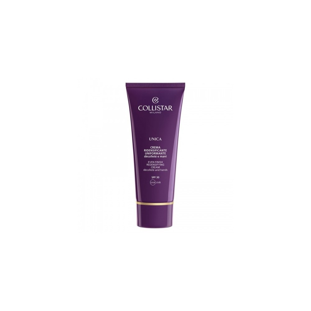 Collistar Unica Spf 30 - Crema Ridensificante Uniformante Décolleté E Mani 75 Ml 