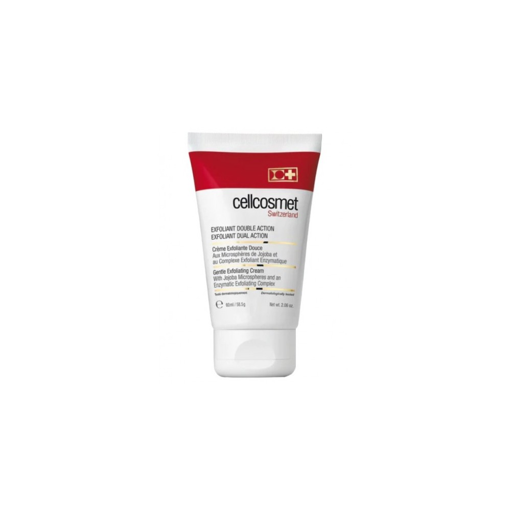 Cellcosmet Switzerland Exfoliant Dual Action - Crema Esfoliante Viso Rinnovatrice Per Tutti I Tipi Di Pelle 60 Ml 