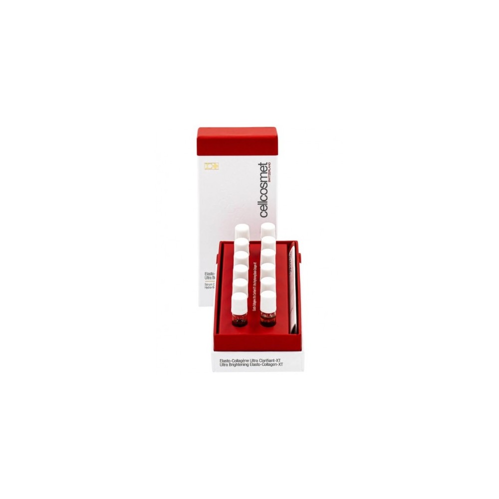 Cellcosmet Switzerland Ultra Brightening Elasto-Collagen-Xt - Siero Schiarente Rassodante 12 Fiale Da 1.5 Ml 