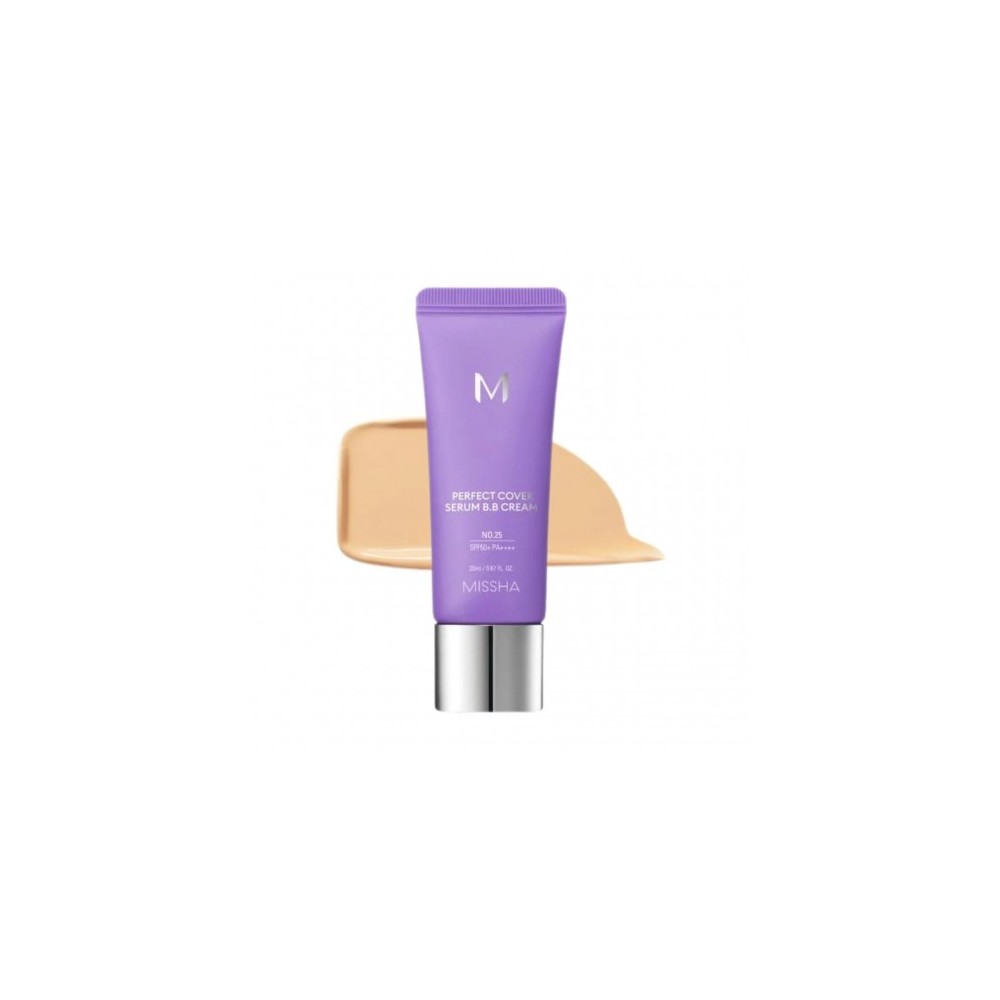 Missha M Perfect Cover Serum Bb Cream - Crema Colorata N. 25 warm beige 