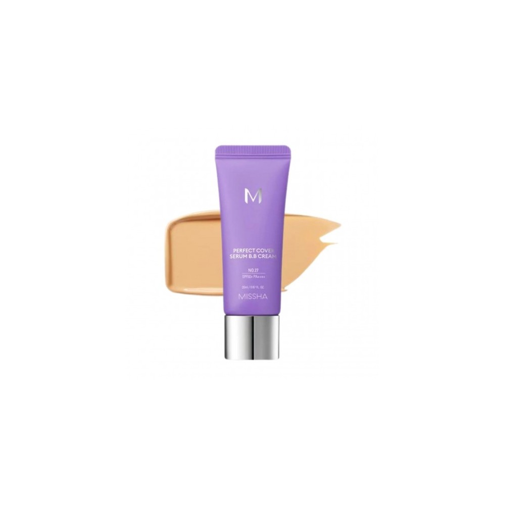 Missha M Perfect Cover Serum Bb Cream - Crema Colorata N. 27 Honey Beige 