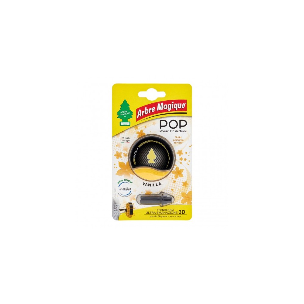 Arbre Magique Pop Power of Perfume Vanilla - Profumo Solido alla Vaniglia per automobili 