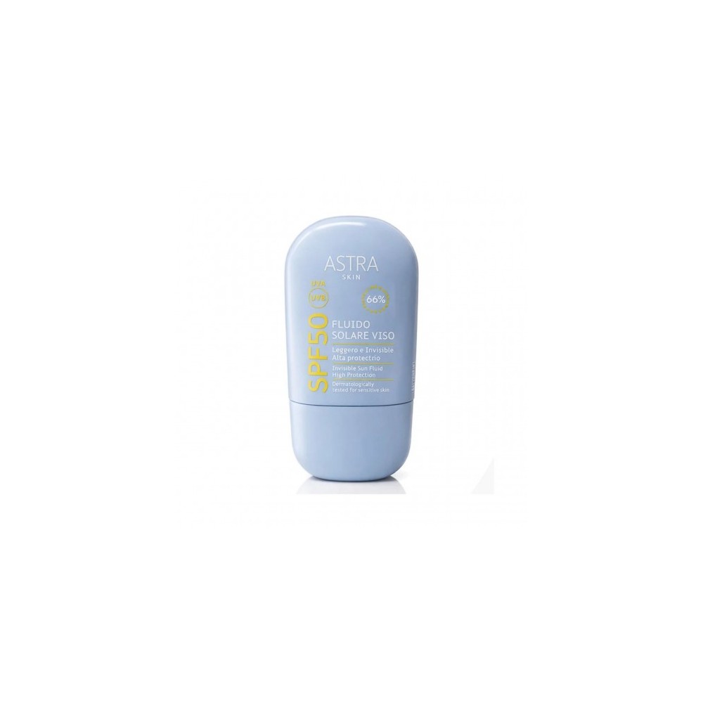 Astra Crema Solare Viso 50 SPF Fluido Viso Protezione Alta 30 ml 