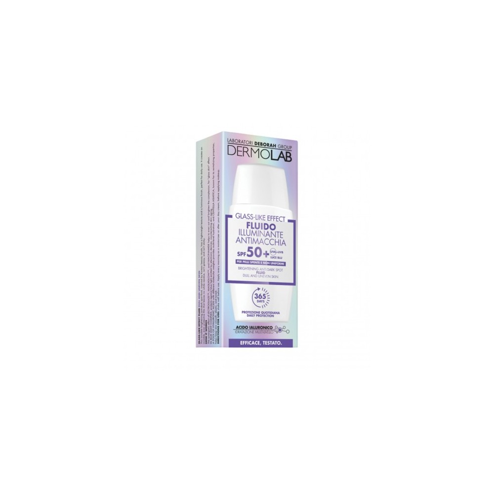 Dermolab Glass Like Effect Spf50+ Fluido Illuminante Antimacchia 40 ml 