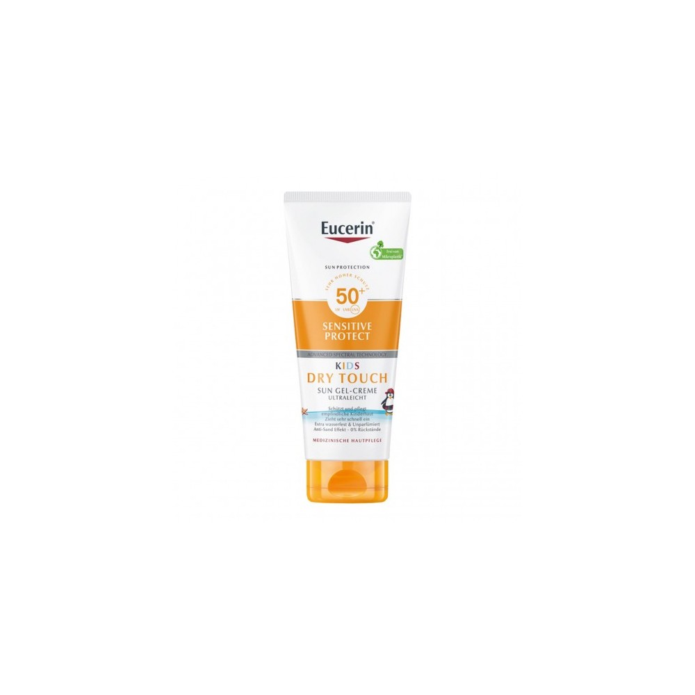 Eucerin Crema Solare Spf 50+ Kids Dry Touch Protezione alta per bambini 200 ml 