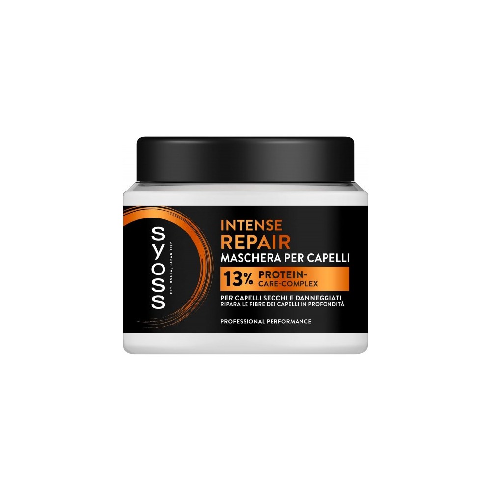 Syoss Intense Repair - Maschera Per Capelli Secchi e Danneggiati 400 ml 