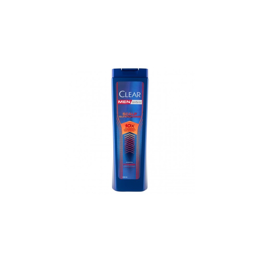 Clear Scalp Super Charge - Shampoo Antiforfora Uomo Controllo Sebo e Prurito 225 ml 
