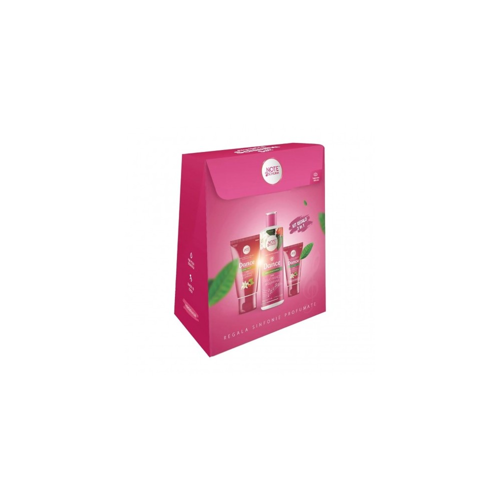 Note Di Schiuma Cofanetto Dance - Docciaschiuma 400 ml + Crema Corpo 200 ml + Crema Mani 75 Ml 