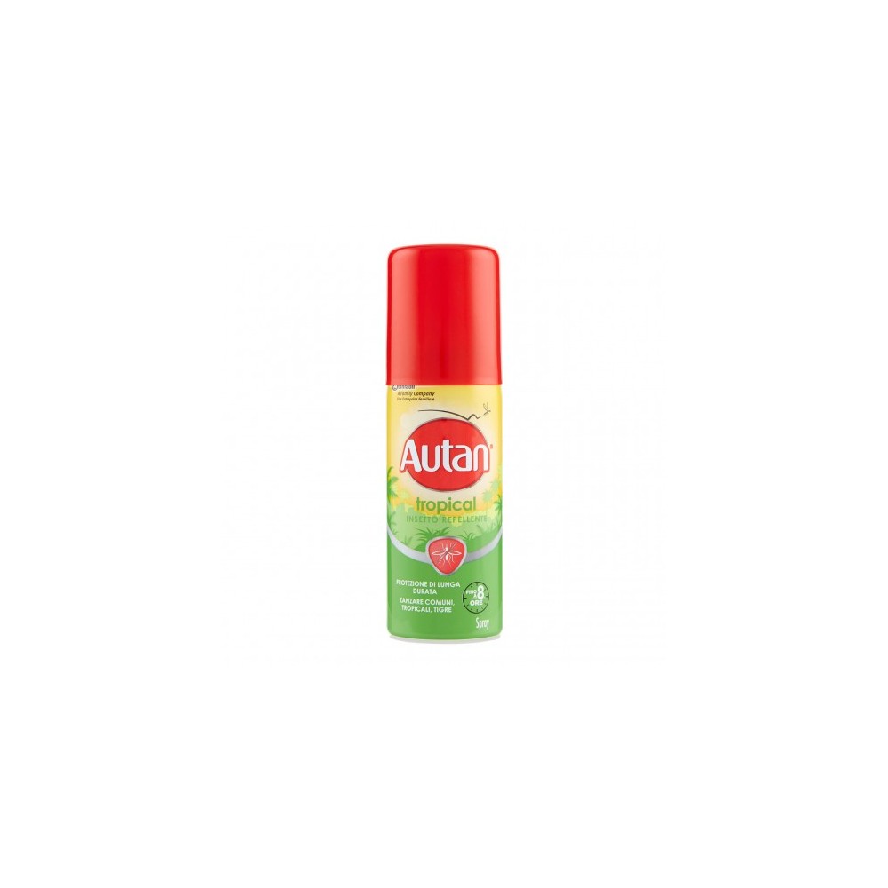 Autan Tropical - Spray Insetto Repellente per Zanzare 50 ml 