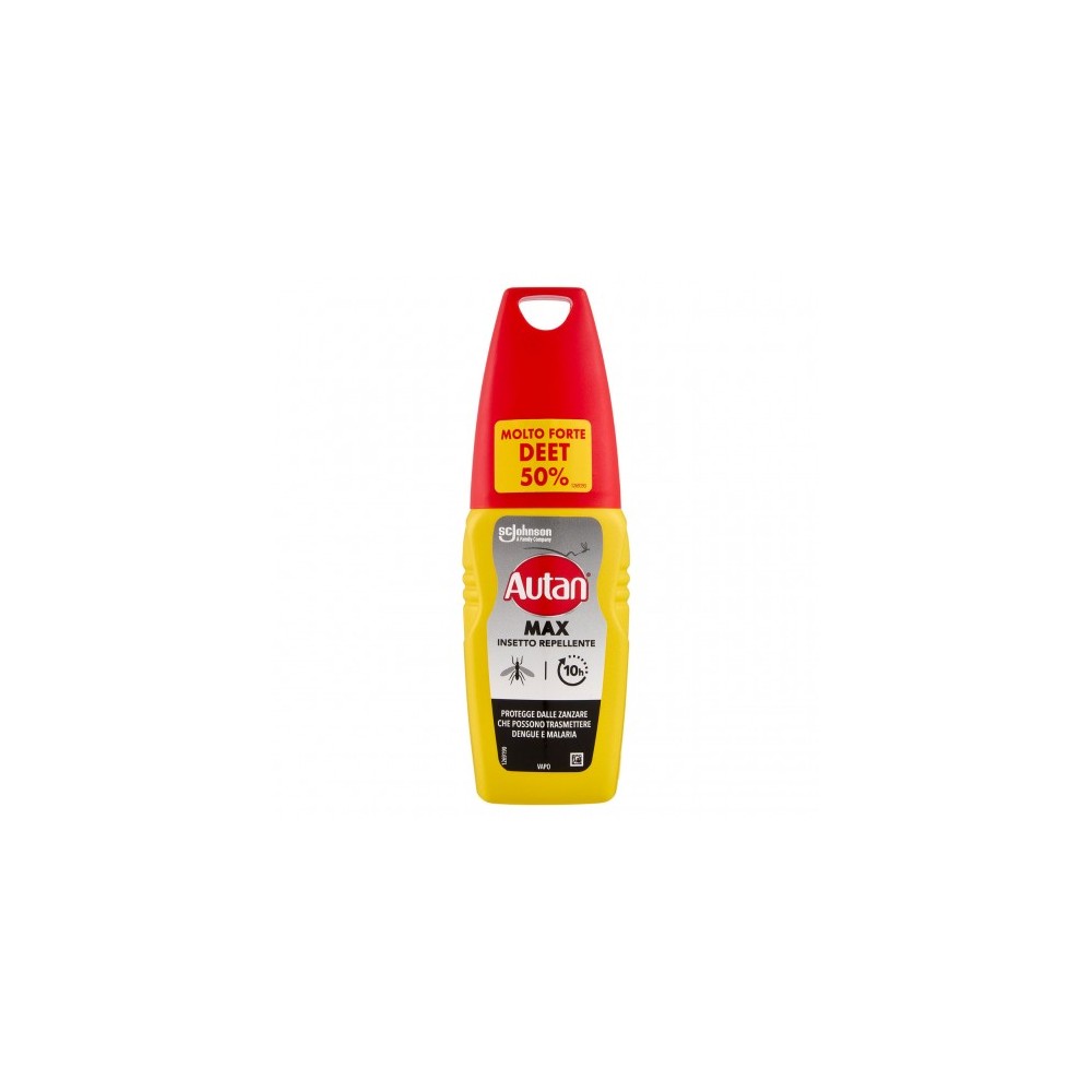 Autan Max Insetto Repellente E Antizanzare Comuni, Tigri, Tropicali, Zecche E Tafani 100 ml 