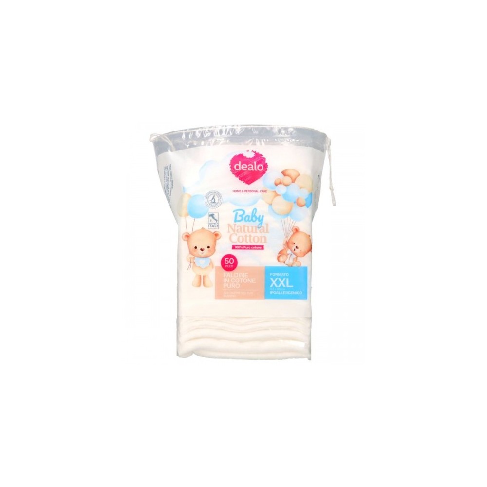 Dealo Faldine Baby - 50 Faldine in cotone naturale 