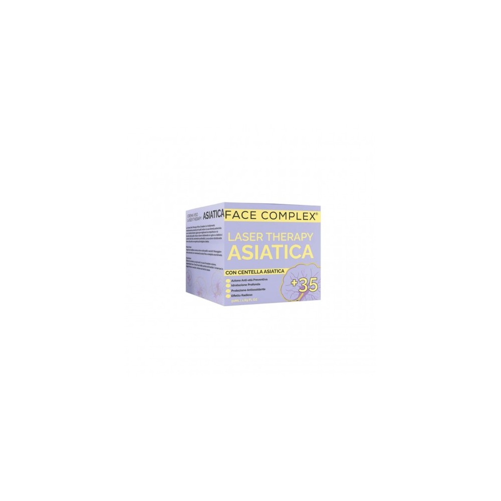Face Complex Laser Therapy Asiatica +35 - Crema Viso Ricostituente Anti-Età 50 ml 