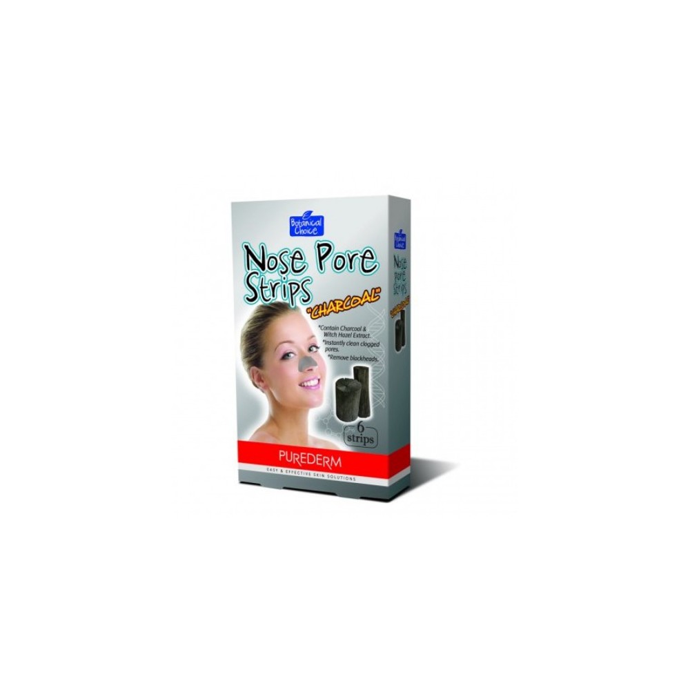 Purederm Nose Pore Strips Charcoal 6 Strisce 