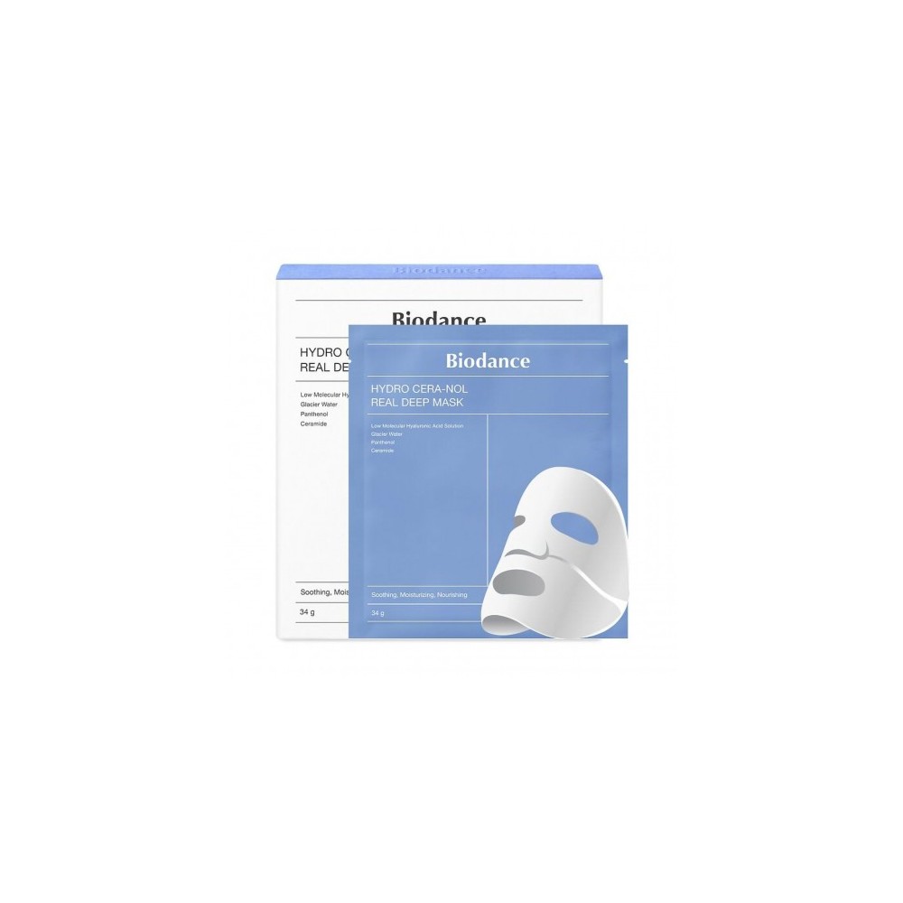 Biodance Hydro Cera-Nol Real Deep Mask - 4 Maschere Viso Idratanti 