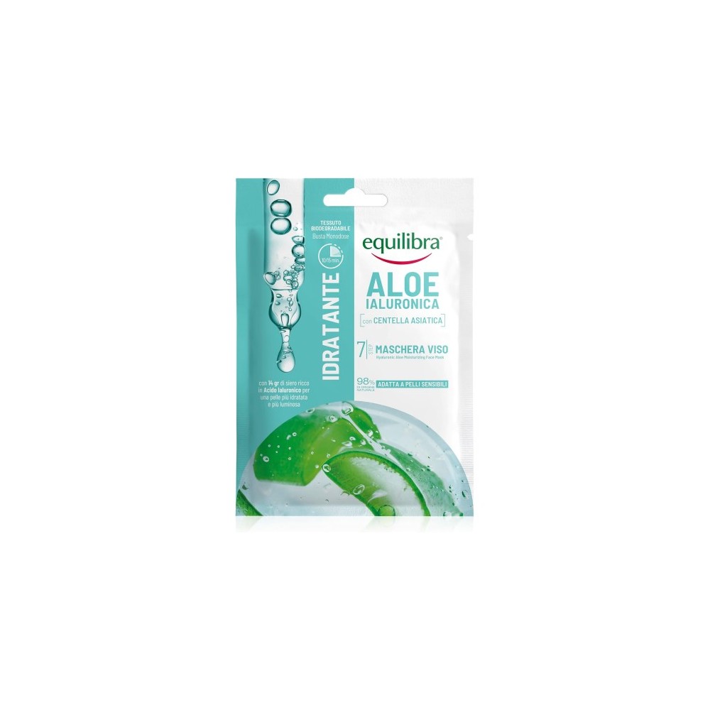 Equilibra Aloe Ialuronica - Maschera Viso Idratante 