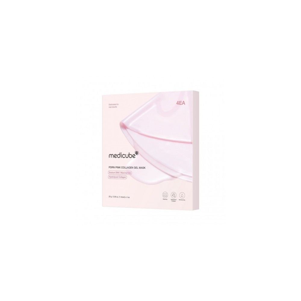 Medicube Pdrn Pink Collagen Gel Mask - Maschera Viso Rigenerante Rimpolpante 